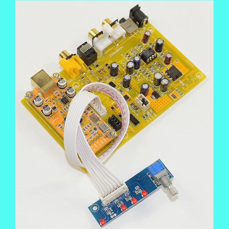 

ES9038 Q2M Triple Switch amplifier DAC Decoder Board Support Fiber Coaxial USB Input