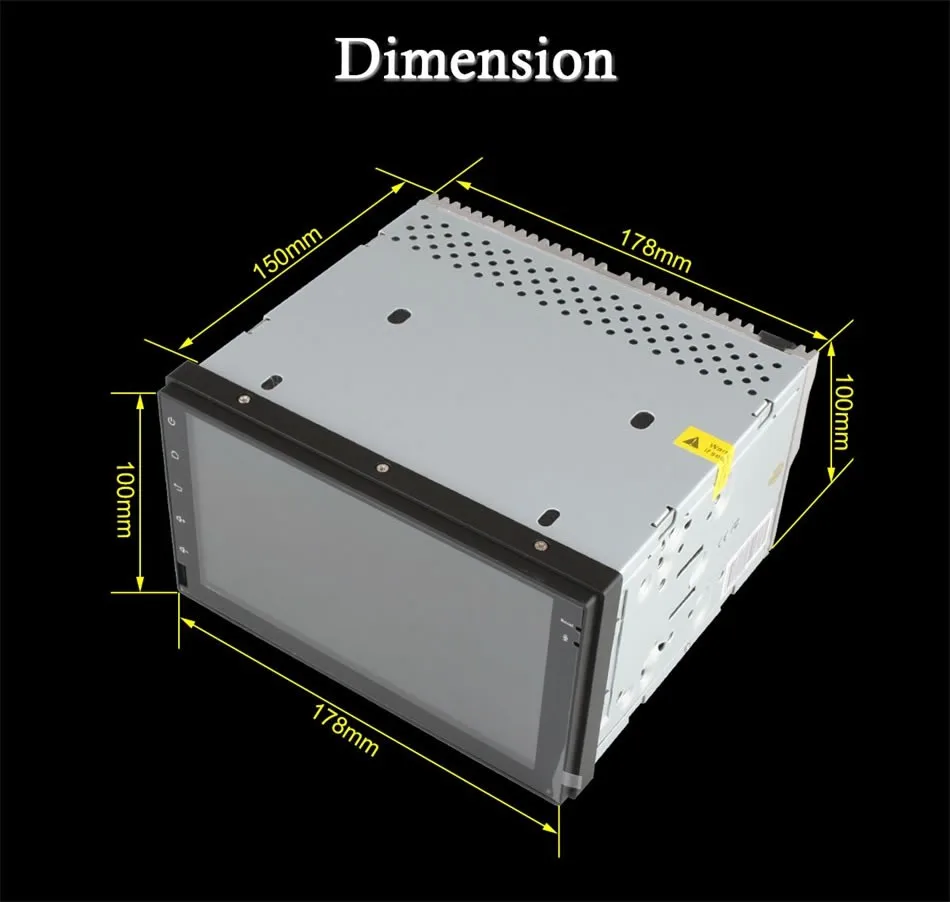 Discount Eunavi 2 din Car DVD Android 6.0 2G RAM Support 4G LTE Network DAB+ DVR 7inch 1024*600 16G ROM 2 din Car Radio For Universal 17