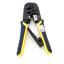HT 568R RJ45 Herramienta Que Prensa Del Arrugador de la Red LAN para Crimps Ends-Con El Cortador y Ratchet
