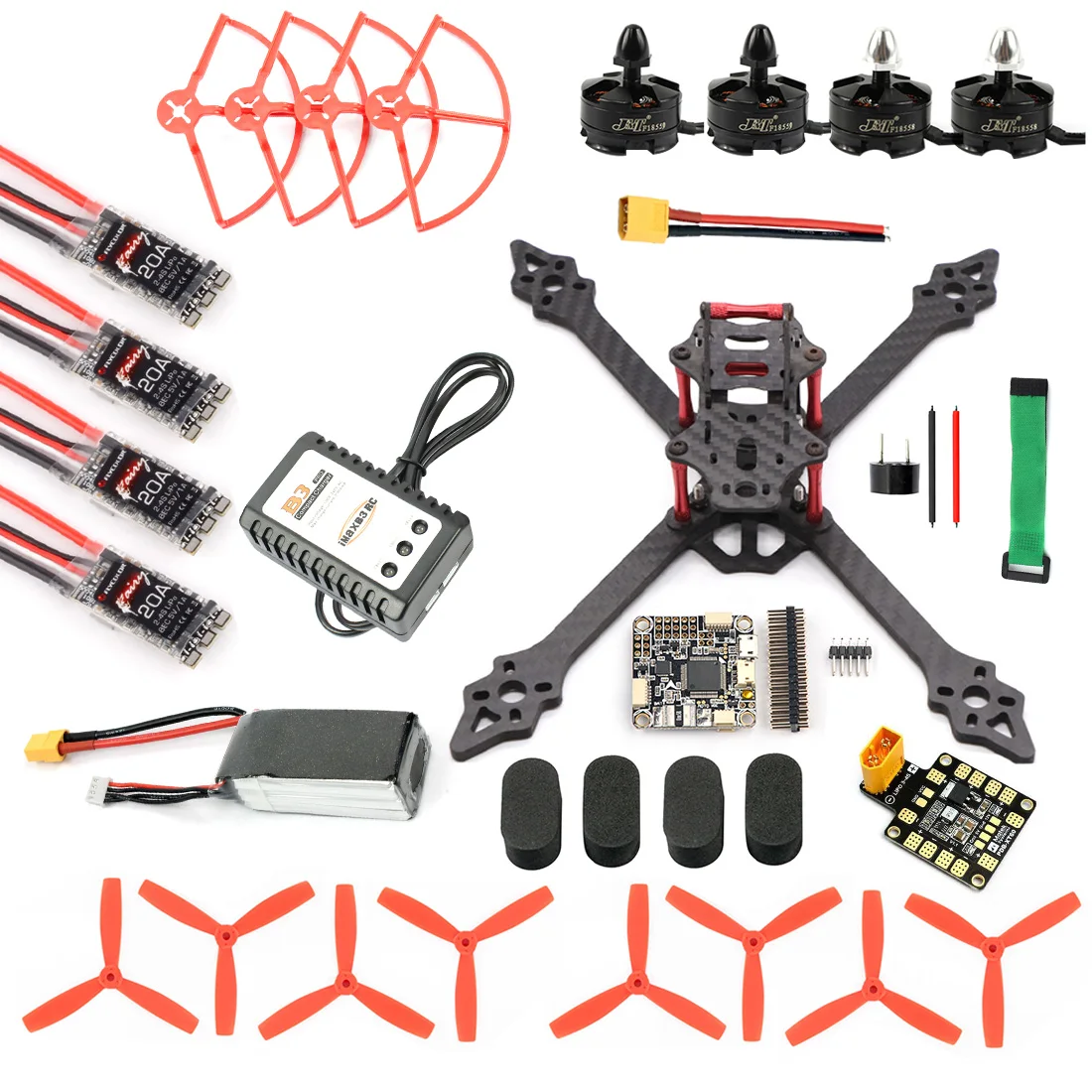 DIY RC Racer Drone XSR220 220 мм рама 2,4G 8CH Квадрокоптер Betaflight F4 Pro V2 V3 Turbo S1 камера 5,8G VTX FPV монитор дисплей