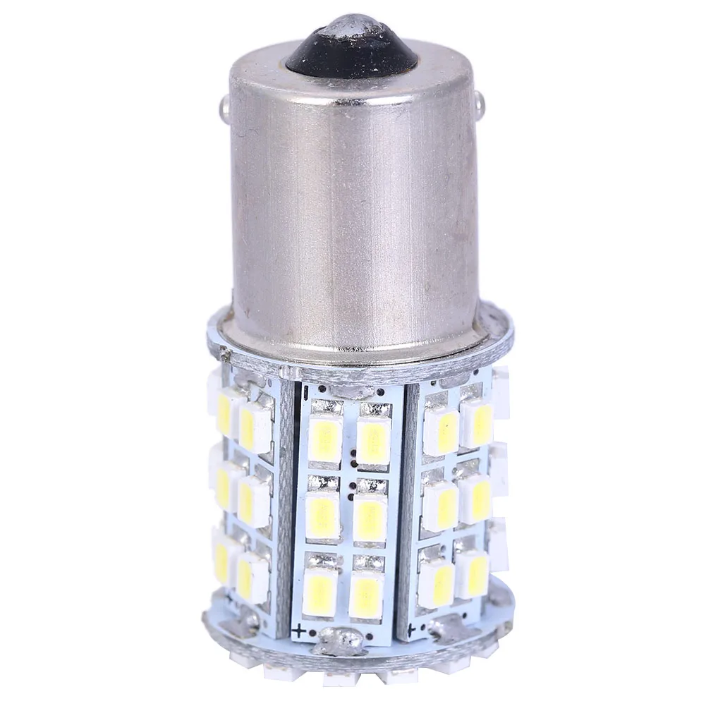 2X 1157 BAY15D 1156 BA15S P21W светодиодный автомобильный светильник SMD3020 64Led 12В белый