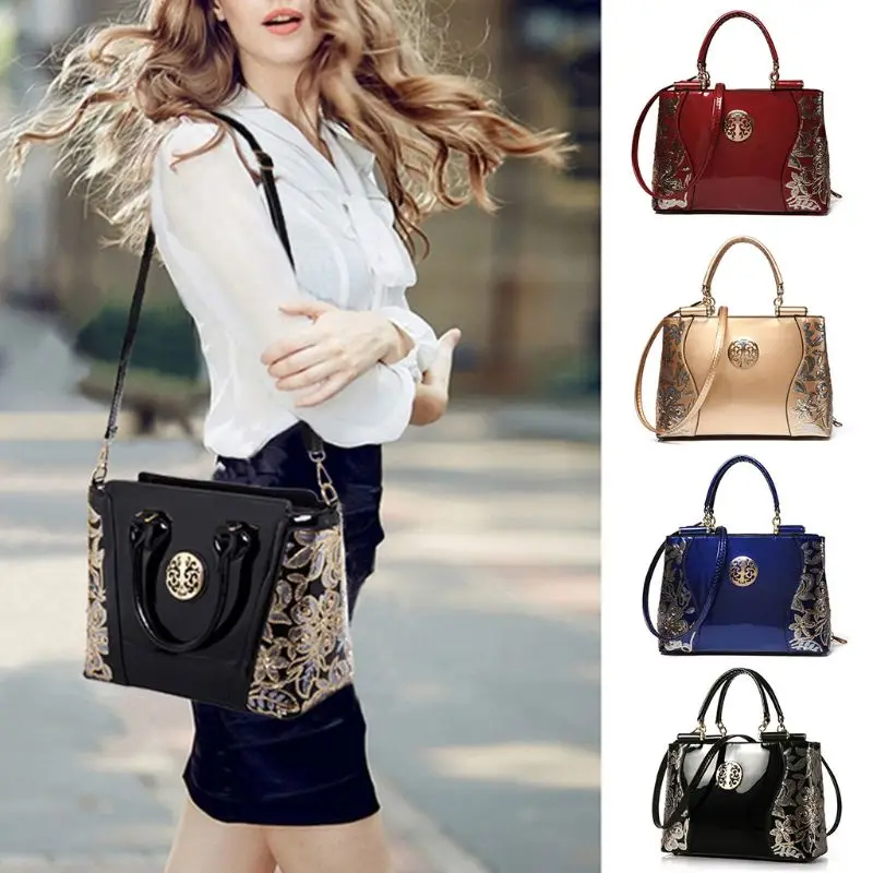 

New Retro Vintage Leather Women's Shoulder Bag Purse Boho Handbag Lady Female Large Crossbody Messenger Tote Bag Satchel Fashion