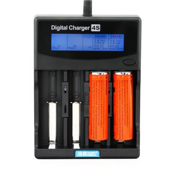 

18650 LCD charger 26650 lithium nickel-metal hydride compatible 4slots intelligent split discharge current regulation