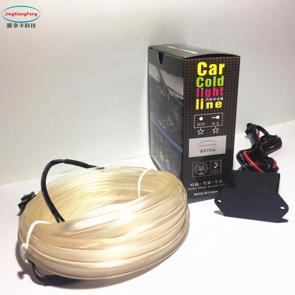 JingXiangFeng Car Styling Ambient Light Interior Decoration Light EL Wire Easy Sew Flexible Led Neon Strip 12V Inverter Driver JingXiangFeng Car Styling Ambient Light Interior Decoration Light EL Wire Easy Sew Flexible Led Neon Strip 12V Inverter Driver