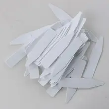 100 шт мини многоразовые пластиковые этикетки для семян растений, легко моющиеся водонепроницаемые этикетки для детских садов, свай для цветочных горшков, инструмент для этикеток