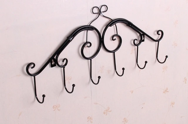 Antique Creative White Black Decorative Metal Wall Hooks In Antique Creative White Black Decorative Metal Wall Hooks In Over Door Coat Hanger Hook Eco