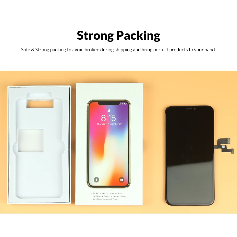 ЖК дисплей для iphone X TFT AMOLED 100% дюйма без битых пикселей 3 шт.|replacement screen|screen replacementtouch