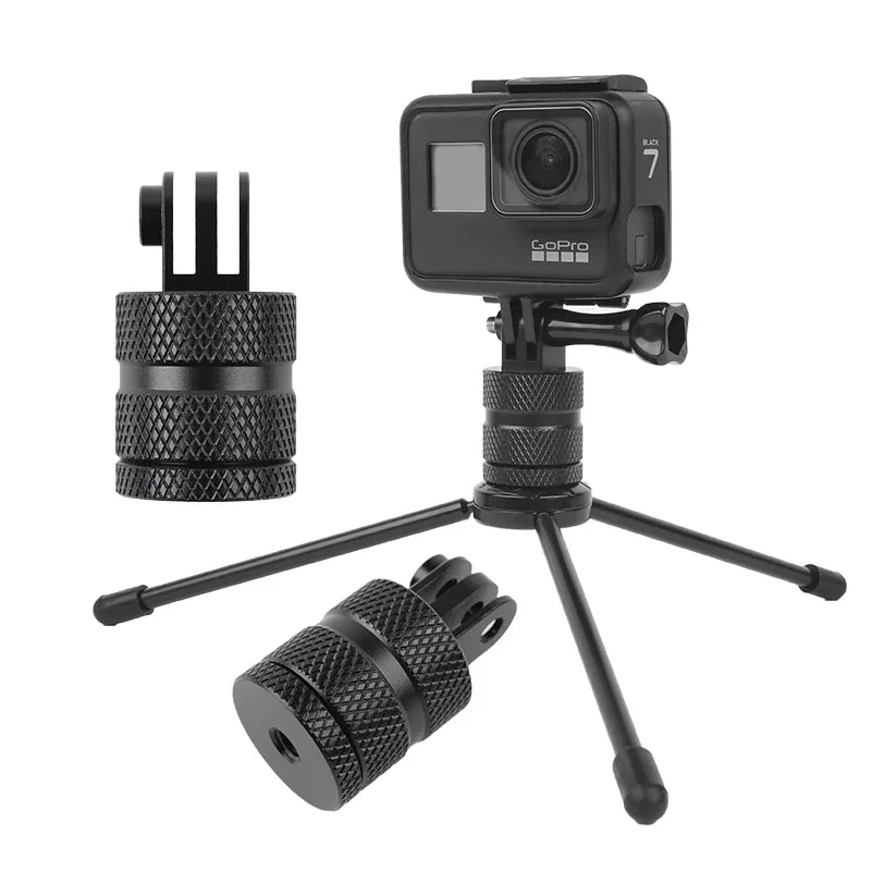 Вращающийся на 360 градусов Алюминиевый Штатив для GoPro Hero 7 6 5 4 3+ 3 Xiaomi Yi 4K Sjcam Eken H9 Go Pro Аксессуары