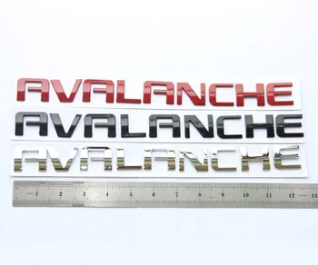 

Chrome AVALANCHE Nameplate EMBLEM Letter 3D Badge F