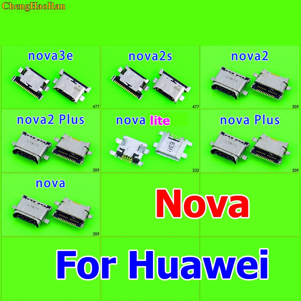 

1x USB Charging Port Dock Plug Jack Connector Charger for Huawei Nova 3e 2S 2 2plus lite Plus Repair parts replacement USB Jack