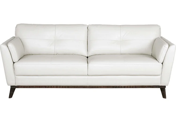 Living Room Sofa set furniture real genuine cow leather sofas puff asiento muebles de sala canape 3 seater shape sofa cama