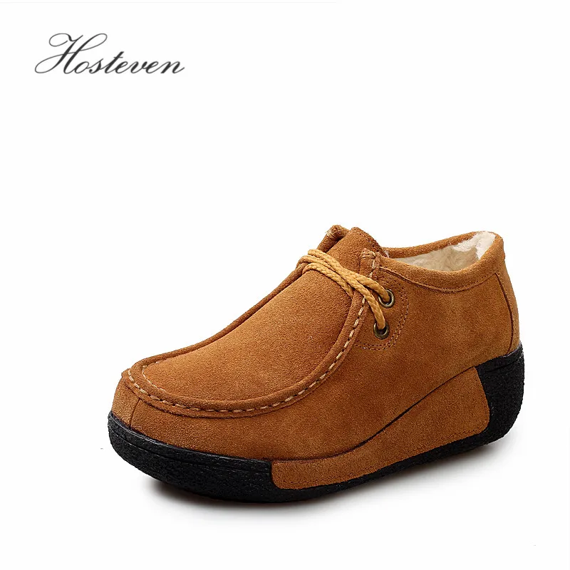 

Hosteven Women's Shoes Fashion Winter Autumn Outdoor Casual Platform Women Vulcanize Shoes Ladies Woman Internal Increase Shoes