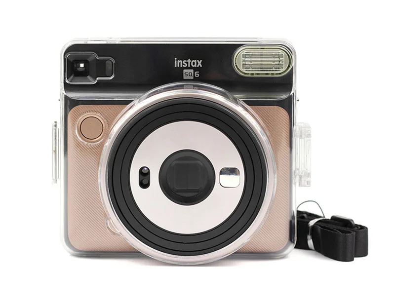 Чехол для Камеры Funda Instax для Fujifilm Instax квадратная SQ6 мгновенная камера PU кожаные сумки с плечевым ремнем для чехлов Instax SQ6