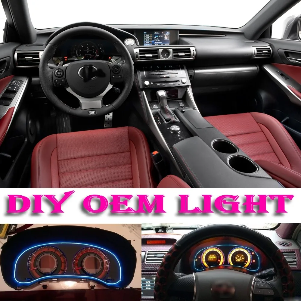 Car Atmosphere Light Flexible Neon Light El Wire Interior