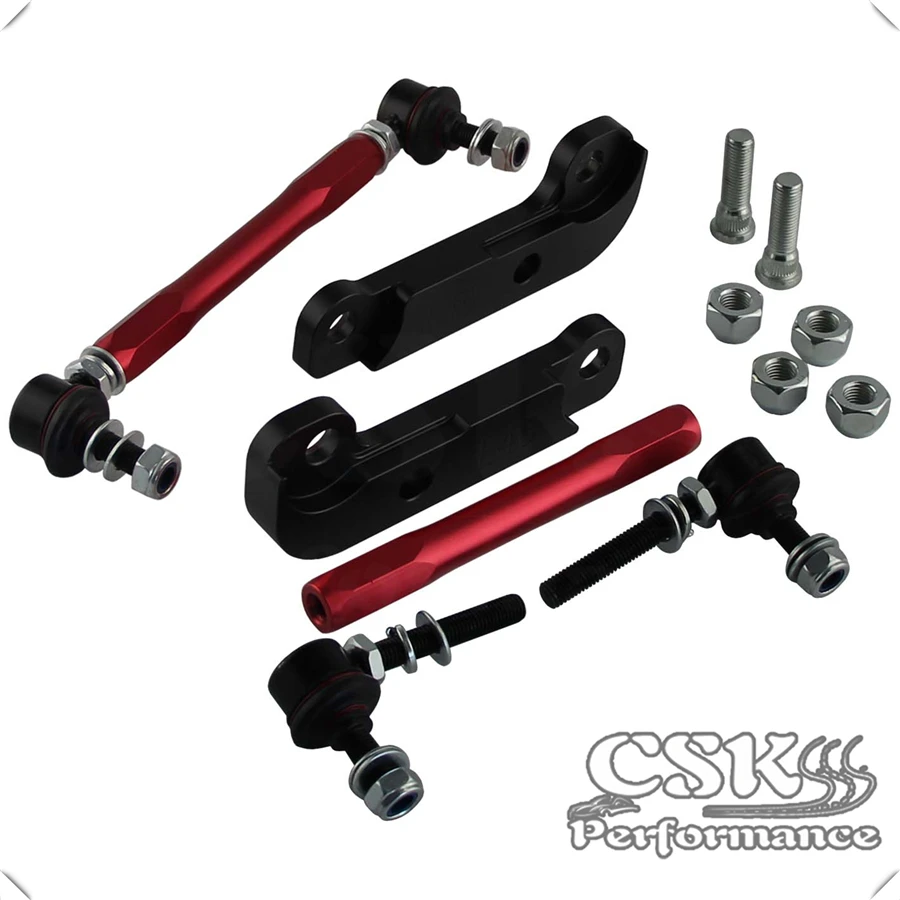 

Tuning Drift turn angles 25%-30% + Sway Bar Drop Links Kit Fits For BMW E46 98-06 Black/Red/Blue/Silver