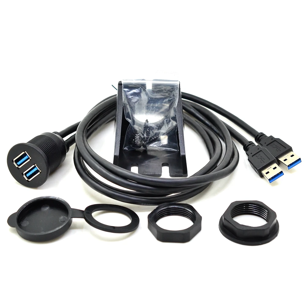 Кабель удлинитель Powerbeast с двумя USB портами 3 0 и поддержкой 0|Компьютерные кабели