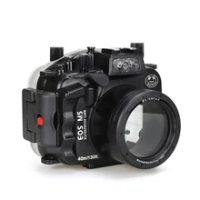 Meikon 40m/130ft Underwater Camera Housing For Canon EOS M5 18-55mm Lens Waterproof Bags Case For Canon EOS M5 18-55mm Camera waterproof underwater housing camera housing case for canon 550d 18 55mm lens