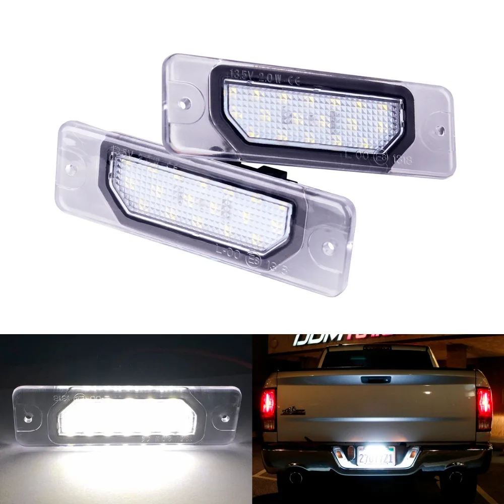 

2Pcs Car-Styling 18LED Number License Plate Light Lamp OEM Direct Fit For Nissan Fuga Cefiro