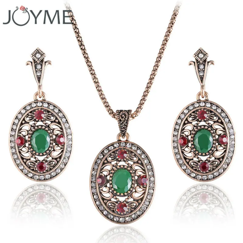 Женский винтажный комплект украшений Joyme Свадебный с имитацией в этническом
