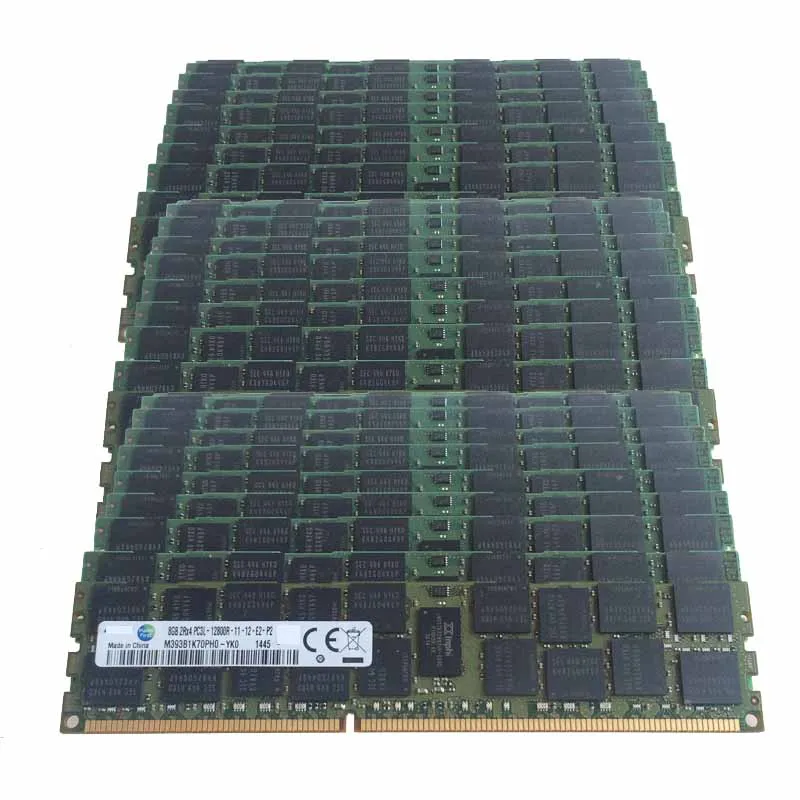 50pcs 50x8GB PC3-12800R DDR3 1600mhz ECC Memory REG Registered 240-pin RAM 2RX4 server memory