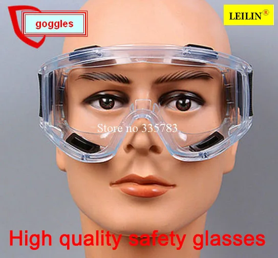 Free shipping Impact resistant polycarbonate protective glasses safety