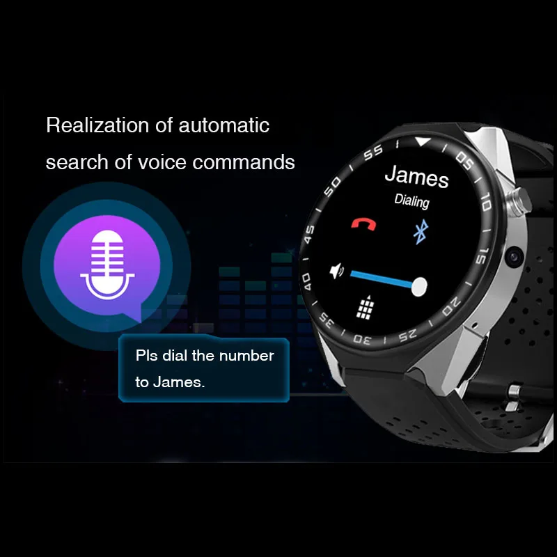 WQ S99C GPS Smart Watch Android 5.1 MTK6580 1.3G CPU 3G WCDMA 850/2100MHz Network Support Heart Rate Camera Music WiFi GPS Watch
