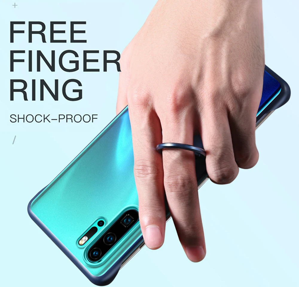 Тонкий Бескаркасный чехол для Huawei Mate 30 10 20X Honor 20 Pro 9X P30 P20 V20 View X жесткий матовый