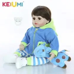 Реалистичные Силиконовые Reborn Baby Doll Одежда Рождественский костюм Реалистичная кукла-новорожденный кукла игрушка для детей Рождественский