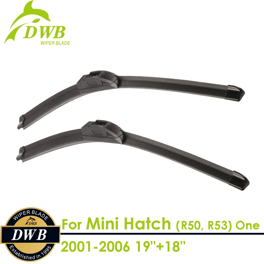 Wiper Blades for Mini Hatch (R50, R53) One 2001 2006 19"+18", 2pcs free