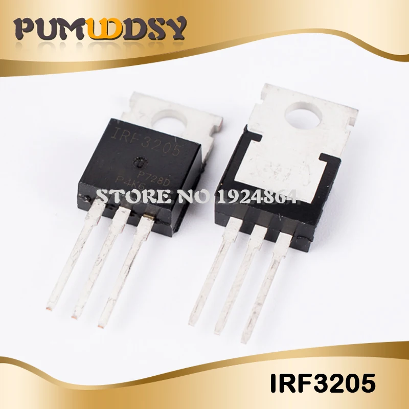 100 шт. IRF3205 TO-220 F3205 TO220 IRF3205PBF MOSFET 55 в 110A 200 Вт новинка оригинал бесплатная доставка IC |