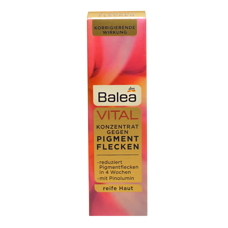

Balea Vital Baobab Face Serum against Pigment Spots Corrector Reduces Pigmentation Effective Formula Pinolumin for Mature Skin