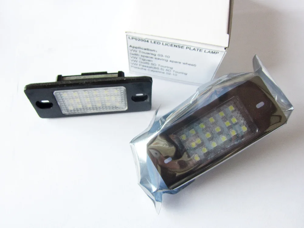 Светодиодная лампа для номерного знака Белого цвета без ошибок SMD VW GOLF4