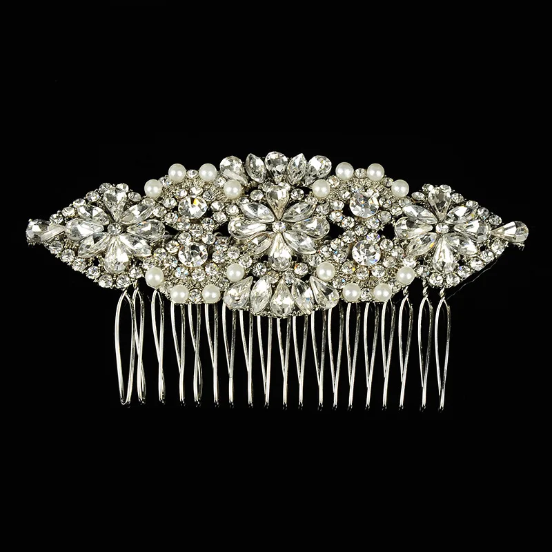 2016 Top Quality font b Wedding b font Hair font b Accessories b font Bride Rhinestone