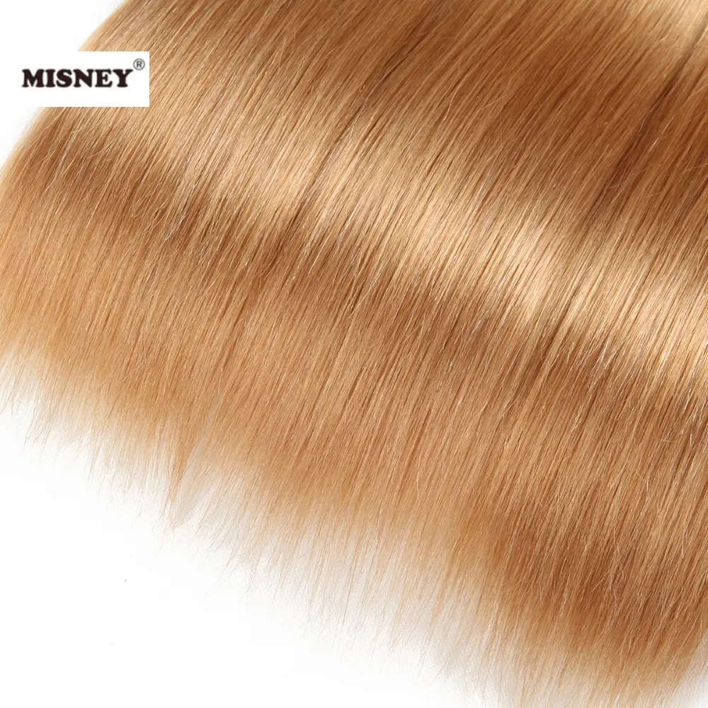 Бразильские не Реми волосы ткачество 3 пучка блонд цвет#27 Permed прямые волосы Yaki наращивание