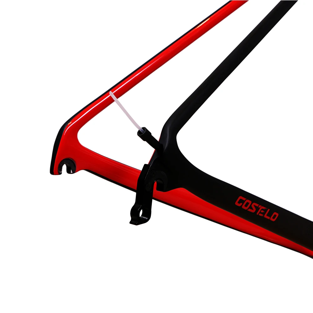 Excellent Costelo Rio 3.0 carbon fibre road bike frame fork clamp seatpost Carbon Road bicycle Frame 880g with integrated handlebar 3