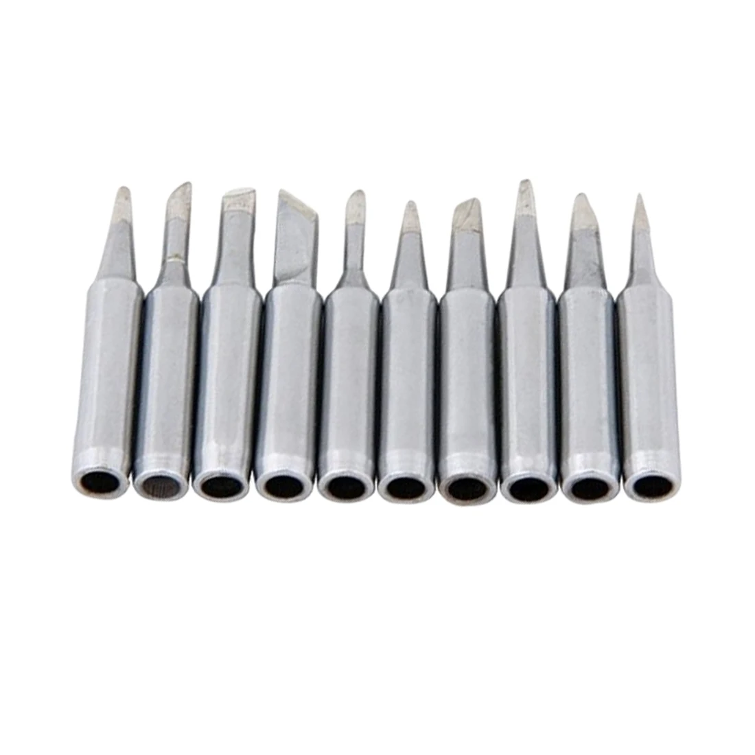 

10 Tip Set Tips Soldering Tip Set for Soldering Iron 900-T-I/ BK/ 1.6D/ 2.4D/ 3.0D/ 2C/ 3C/ 4C