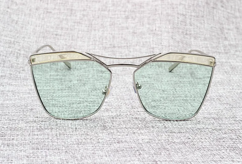 Jackjad 2017, Новая мода оттенок океан объектива OFF Розовый Солнцезащитные очки для женщин Для женщин бренд Дизайн металлический кошачий глаз