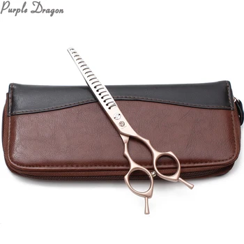 

6.5" 7" JP 440C Purple Dragon Dog Grooming Scissors Thinning Scissors Professional Pet Scissors Animal Shears Dropshipping Z4009