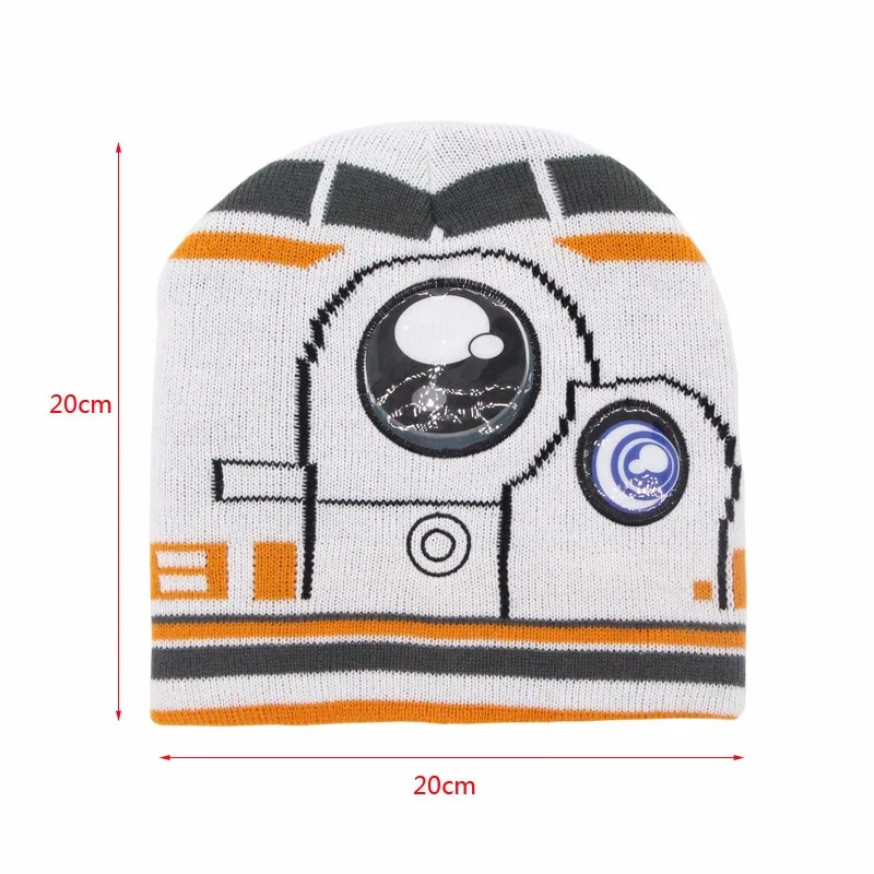 Sellworld/зимняя детская шапка со Звездными войнами и BB-8 персонажами; Skullies& Beanies