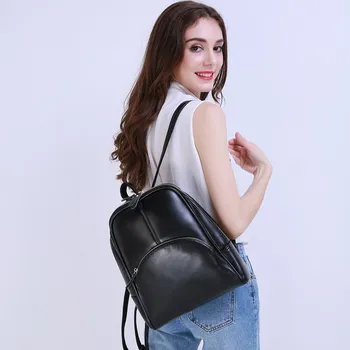 

Vogue Star! 2019 fashion backpack woMan Leather school bag Casual style YA80-165