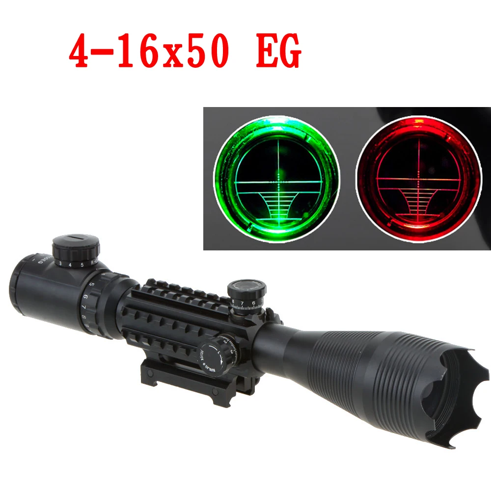 التكتيكي riflescope 4-16x50 eg المهنية الأحمر الأخضر المنعكس نطاق البصريات عالية للماء مع 20 ملليمتر الحديدية الجبال الصيد التكتيكي riflescope 4-16x50 eg المهنية الأحمر الأخضر المنعكس نطاق البصريات عالية للماء مع 20 ملليمتر الحديدية الجبال الصيد
