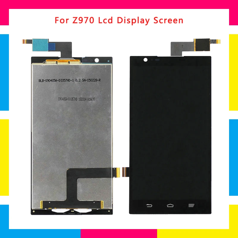 

5pcs/lot LCD Display Screen With Touch Screen Digitizer Assembly For ZTE Z970 Replacement