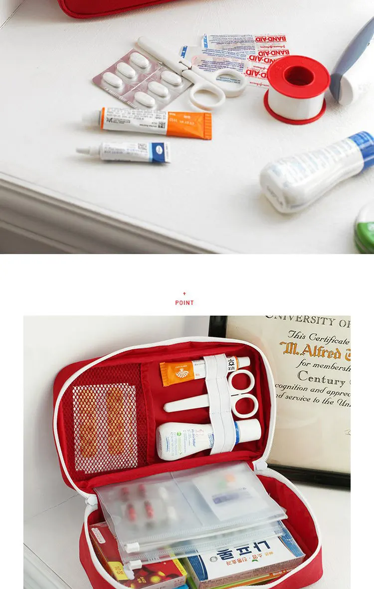 Аптечка мешок моды путешествия портативный мобильный сумка медицинский набор первой помощи аптечка отделка Кемпинг Аварийные наборы
