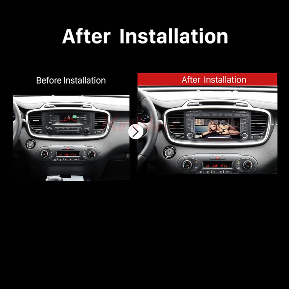 Clearance KiriNavi Octa core 4G LET android 7 car multimedia system for Kia Sorento head unit 2015 - 2017 support 4K Video 4G 2