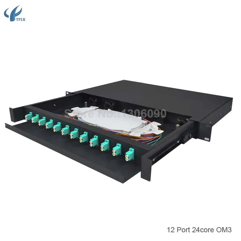 24 cores Patch Panle Sliable  LC OMC3 3