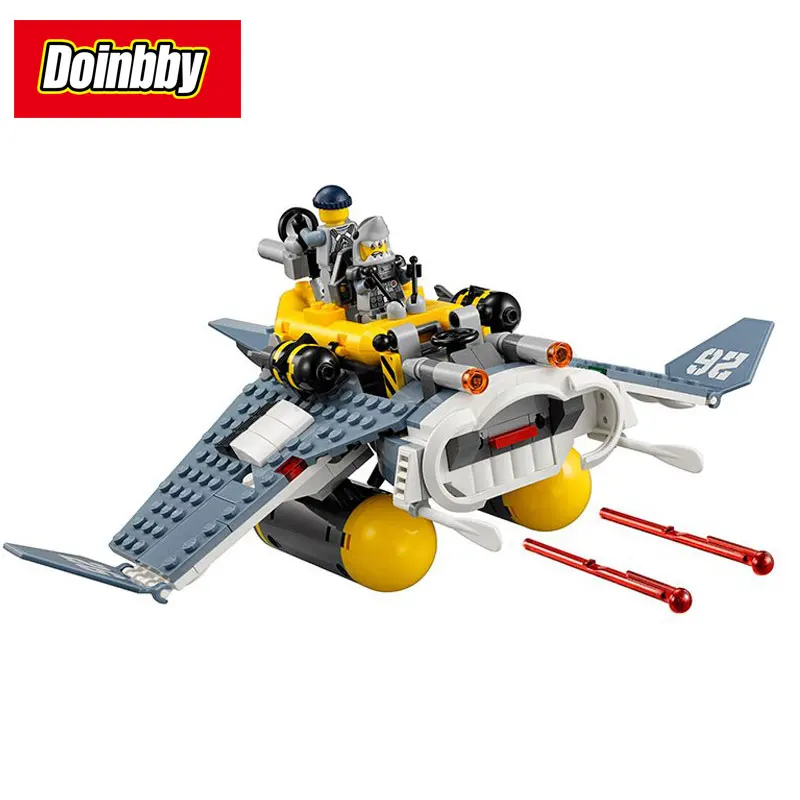 

Bela 10716 334Pcs Ninja Movie Big Flying Fish Bomber Thunder Swordsm Plane Building Block Brick Toy Children Gifts 70609
