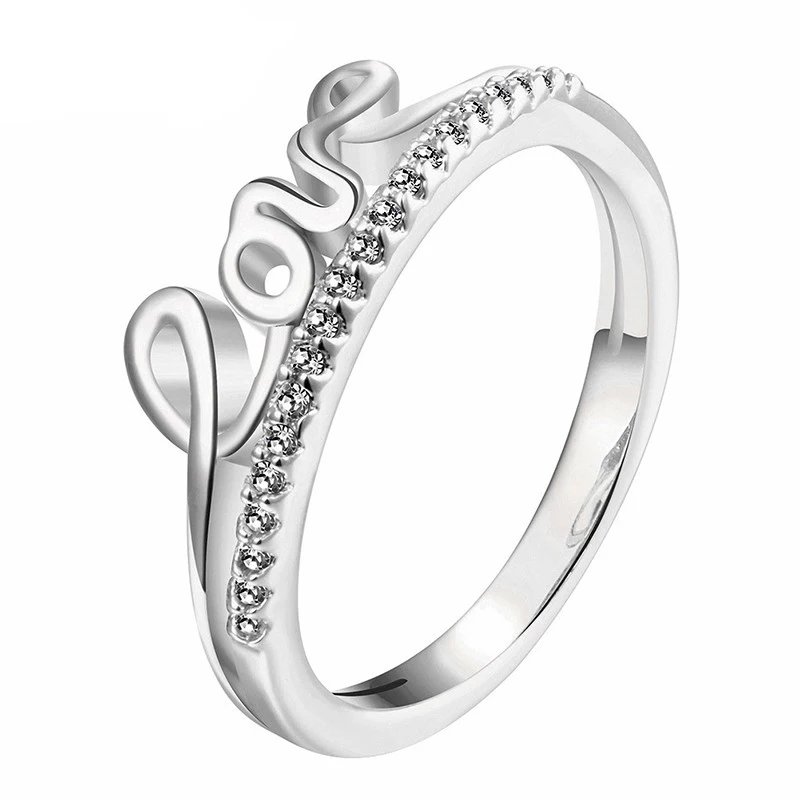 Octbyna классический дизайн обручальное кольцо AAA белый кубический циркон брендовые кольца для женщин женские свадебные CZ кольца ювелирные изделия подарок - Цвет основного камня: A15