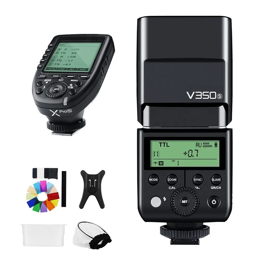 

Godox V350S TTL HSS 1/8000s Speedlite Flash with Built-in 2000mAh Li-ion Battery for Sony A77 A77II A7R