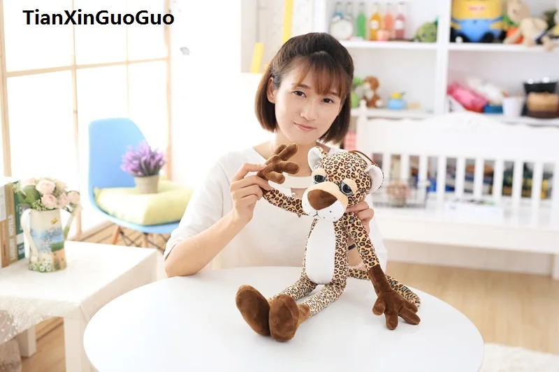 Большой 60 см Симпатичные Джунгли Леопард Мягкие плюшевые игрушки бросить подушку подарок на день рождения H0822