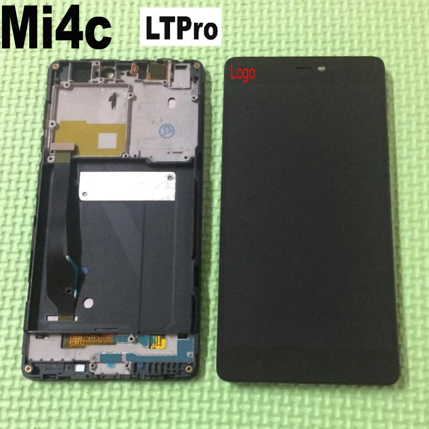 

100% Original New Tested Working Frame + LCD Touch Screen Digitizer Assembly For Xiaomi Mi4C 4C M4C Mobile Display Sensor Parts